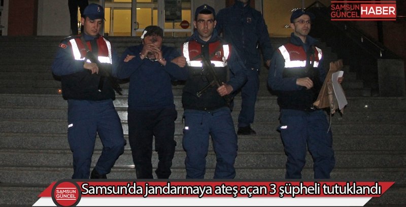 Samsun'da jandarmaya ateş açıldı.