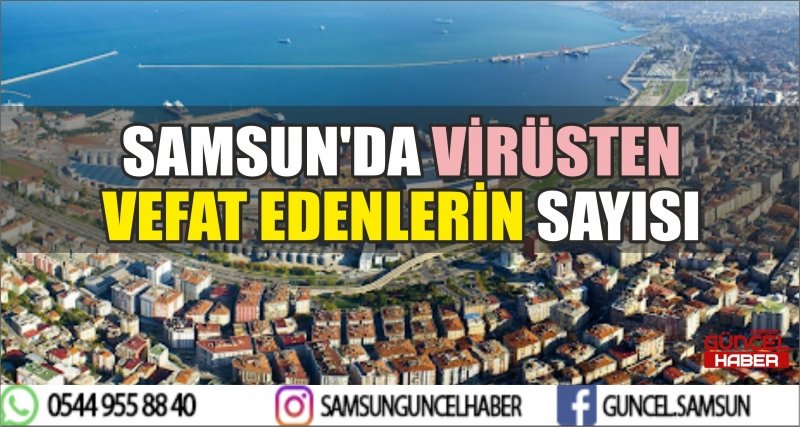 SAMSUN'DA VİRÜSTEN VEFAT EDENLERİN SAYISI
