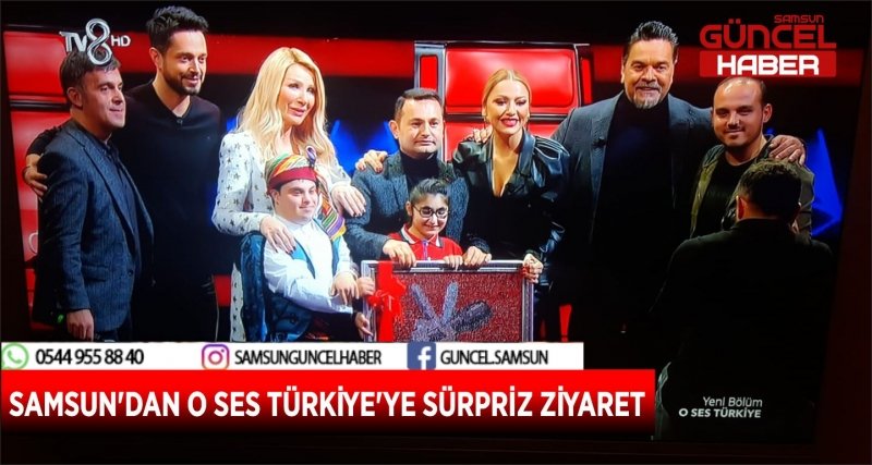 SAMSUN'DAN O SES TÜRKİYE'YE SÜRPRİZ ZİYARET