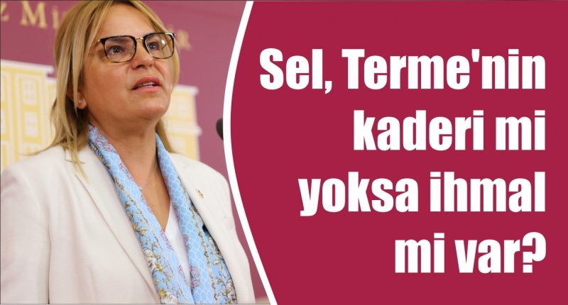 Sel, Terme'nin kaderi mi yoksa ihmal mi var?