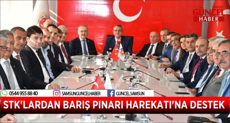 STK'LARDAN BARIŞ PINARI HAREKATI'NA DESTEK