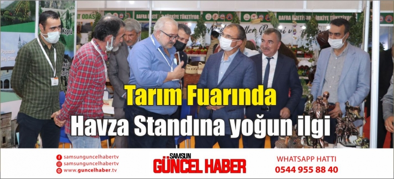 Tarım Fuarında Havza Standına yoğun ilgi