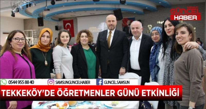 TEKKEKÖY'DE ÖĞRETMENLER GÜNÜ ETKİNLİĞİ