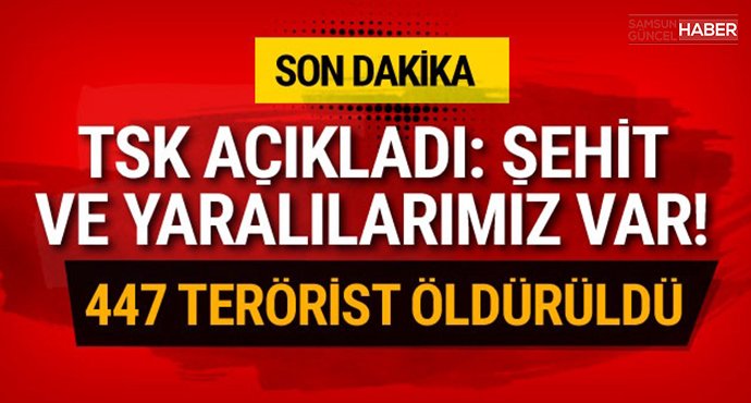 TSK'dan açıklama 2 asker şehit 11 asker yaralı