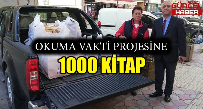 UMUT DERNEĞİ'NDEN OKUMA VAKTİ PROJESİNE 1000 KİTAP 
