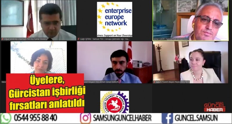Üyelere, Gürcistan işbirliği fırsatları anlatıldı