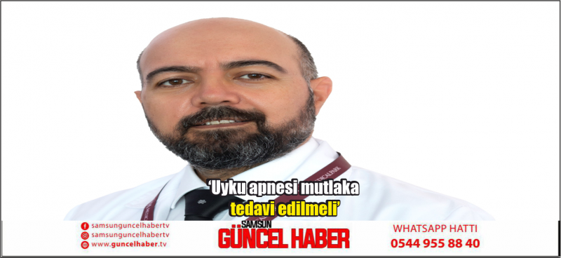 'Uyku apnesi mutlaka tedavi edilmeli'