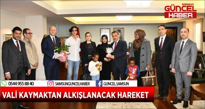 VALİ KAYMAKTAN ALKIŞLANACAK HAREKET