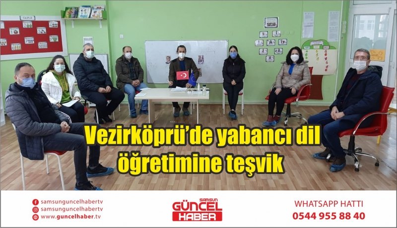  Vezirköprü’de yabancı dil öğretimine teşvik 