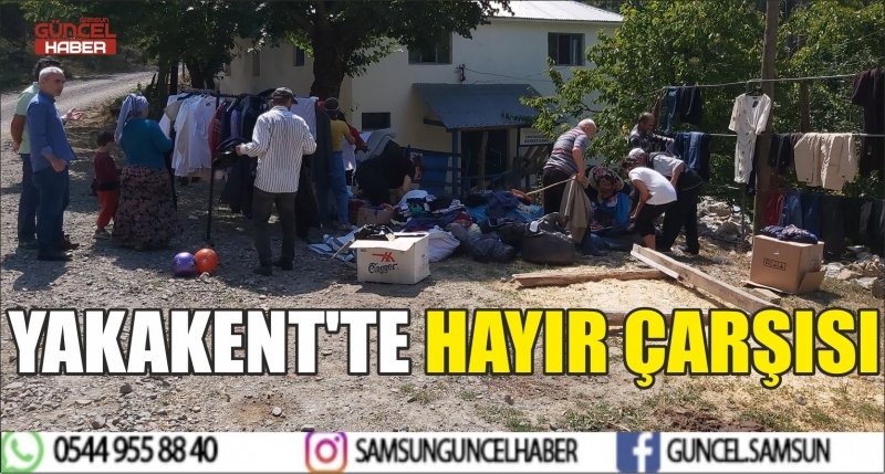 YAKAKENT'TE HAYIR ÇARŞISI