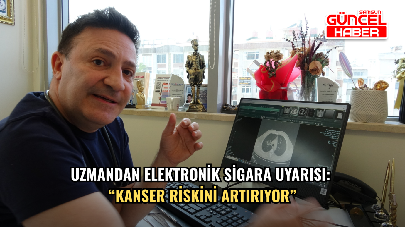 Uzmandan elektronik sigara uyarısı: “Kanser riskini artırıyor”