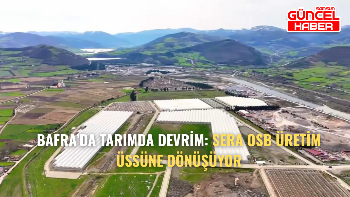 Bafra’da Tarımda Devrim: Sera OSB Üretim Üssüne Dönüşüyor