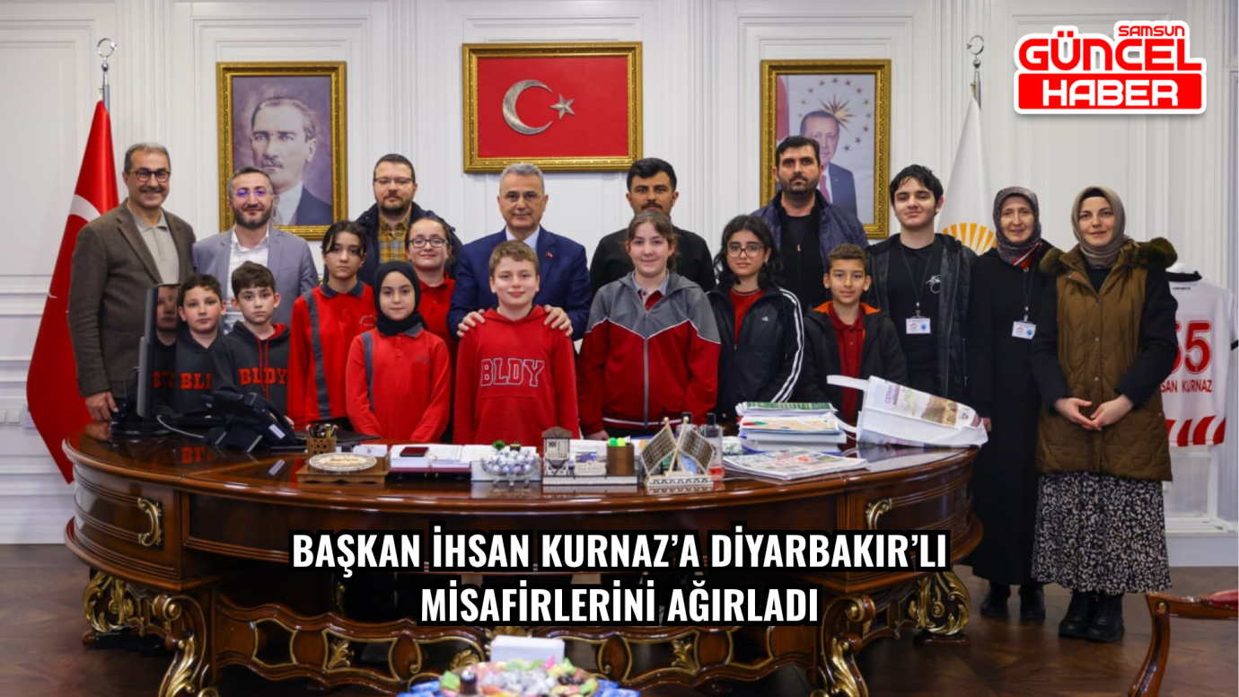 Başkan İhsan Kurnaz’a Diyarbakır’lı Misafirlerini Ağırladı