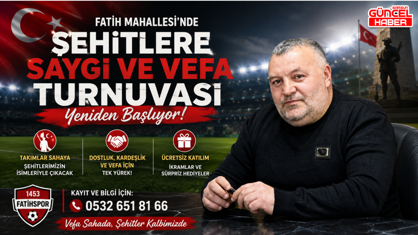 Şehitlere Saygı ve Vefa Turnuvası yeniden başlıyor