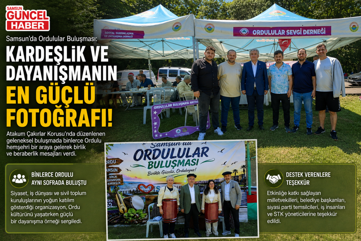 Samsun'da Ordulular Buluşması: Kardeşlik ve Dayanışmanın En Güçlü Fotoğrafı!