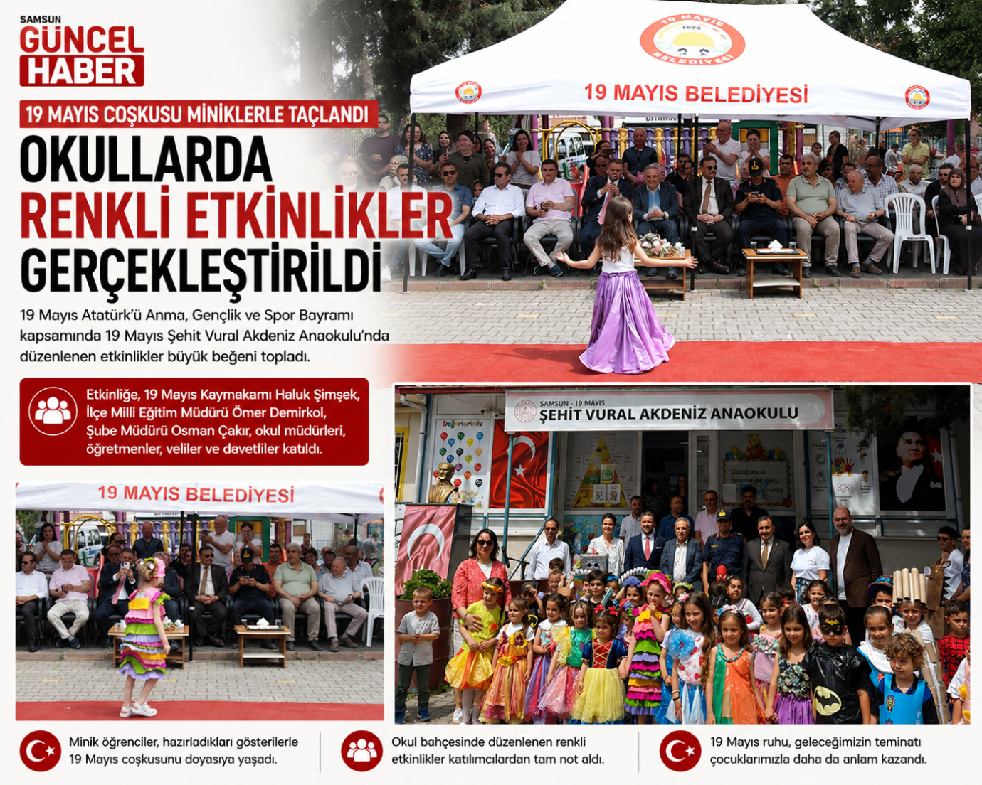 Miniklerden sıfır atık defilesi ve resim sergisi