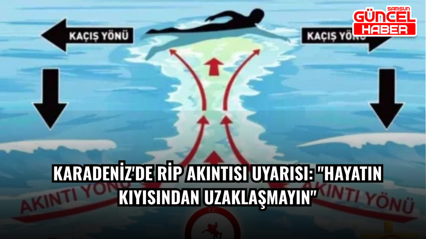 Karadeniz'de rip akıntısı uyarısı: 