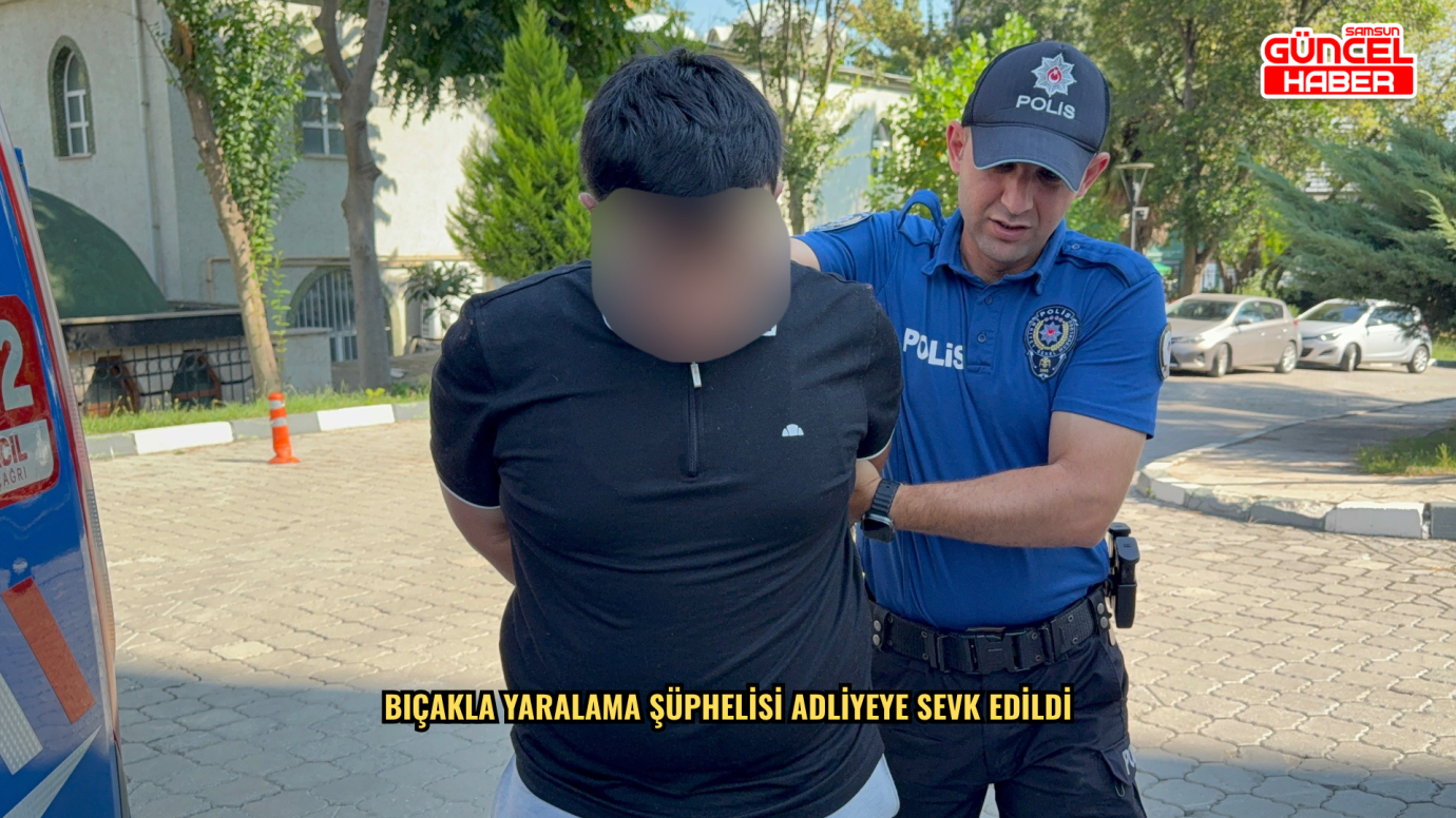  Bıçakla yaralama şüphelisi adliyeye sevk edildi