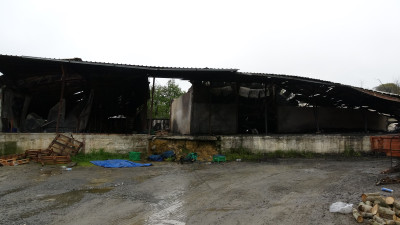 Samsun’da Muz Deposu Yangınının Bilançosu Gün Ağarınca Ortaya Çıktı