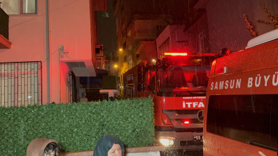 Samsun’da Ev Yangını: Anne ve 6 Aylık Bebek Dumandan Etkilendi