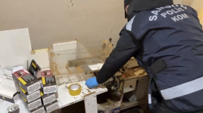 Samsun’da kaçak sigara atölyesine baskın: 275 kilo tütün ele geçirildi