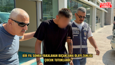 Bir yıl sonra yakalanan bıçaklama olayı zanlısı çocuk tutuklandı